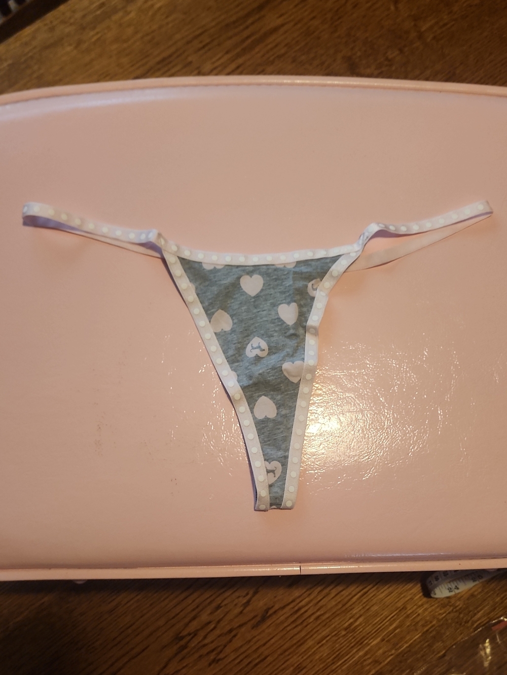 NWT PINK VS Teeny Thong Panty. Size: M